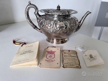 Antica teiera Inglese Silver  edward sheffield