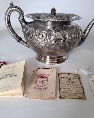 Antica teiera Inglese Silver  edward sheffield