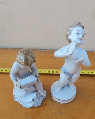 Statuine in porcellane 