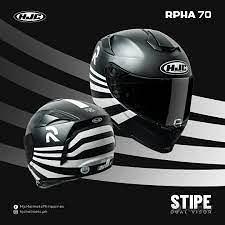 CASCO MOTO INTEGRALE  HJC RPHA70 STIPE TG.L