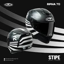 CASCO MOTO INTEGRALE  HJC RPHA70 STIPE TG.L