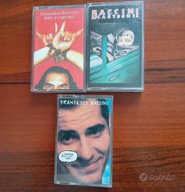 3 musicassette Francesco Baccini