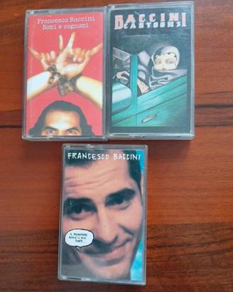3 musicassette Francesco Baccini