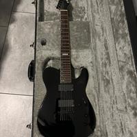 ESP E II TE - 7 Black 7 corde EMG PICK UPS