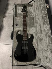 ESP E II TE - 7 Black 7 corde EMG PICK UPS
