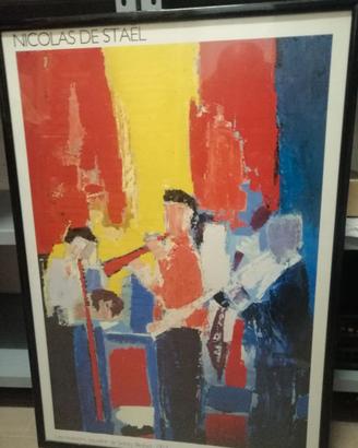 Stampa di Nicolas De Stael  dedica a Sidney Bechet