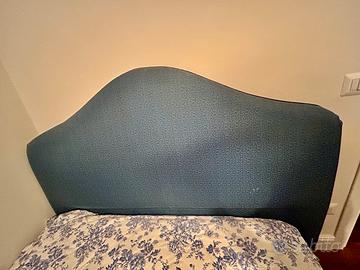 Letto contenitore 1 piazza e mezzo con testata