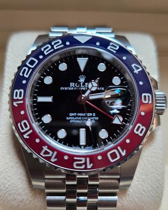 Rolex GMT master pepsi 126710BLRO nuovo jubilee 