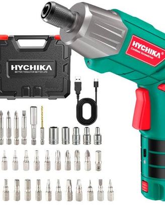 HYCHIKA Avvitatore a Batteria 6Nm, Cacciavite Elet