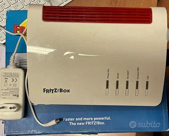 fritzbox 7590 modem Router VDSL/ADSL con scatola