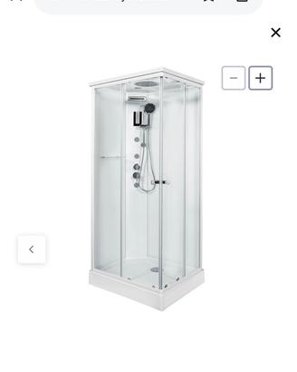Cabina doccia Anelis 70 x 90 con tetto doccia