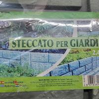 Muretto resina giardino bordo aiuola pvc steccato