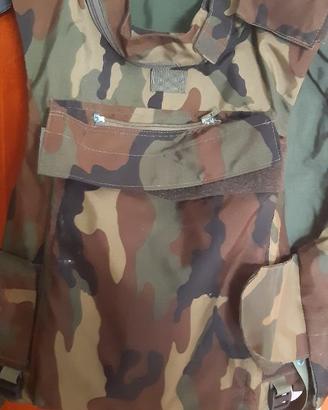 giubbotto tattico militare piu fondina x pistola