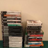 Lotto 36 videogiochi PS1-PS2-PS3-GBA-Xbox 360/One