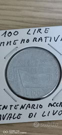 100 lire centenario accademia navale di livorno 81