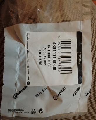 Interruttore acquastop lavatrice 480111100338