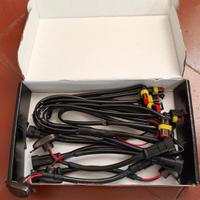 Set Luci Black x6 Led Arancioni 12v griglia auto