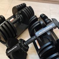 Manubri Regolabili Kingsgym 2-40Kg Neri (coppia)