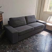 Divano IKEA KIVIK 3 posti grigio fumo 228cm