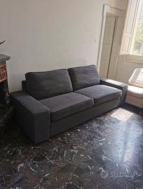 Divano IKEA KIVIK 3 posti grigio fumo 228cm