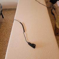 letto con materasso e rete ortopedica motorizzata 