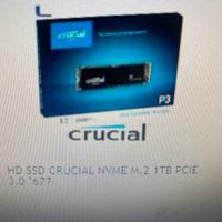 Nuovo , imballato , Ssd Crucial P3 da 1 TB