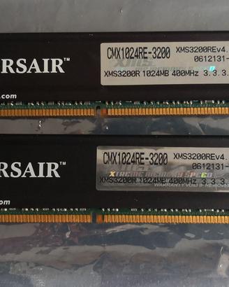 Corsair XMS3200R 2GB (2x1GB) DDR 400MHz