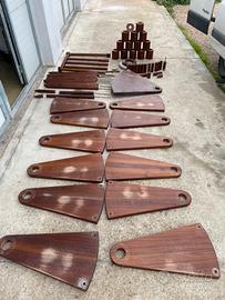 Scala a chiocciola tutta in legno 100%massello