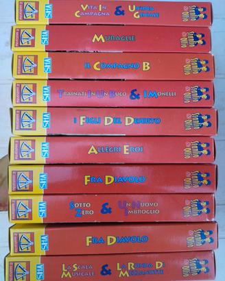 vhs Stanlio e Ollio 