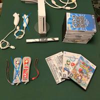 Console nintendo wii + 20 GIOCHI controller e nunc