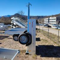 Carrello rimorchio auto mono asse