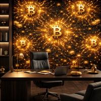 Carta da parati Bitcoin04- 290×290 cm