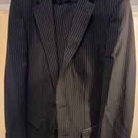 Completo nero gessato Zara Man