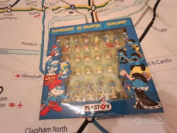 scacchiera puffi plastoy