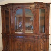 Cristalliera, tavolo, 6 poltroncine