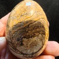 Uovo in pietra Paesina Gr. 230