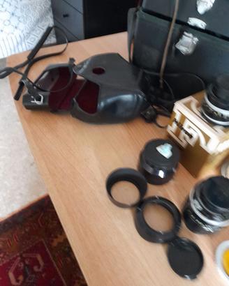 Fotocamera NIKKORMAT FT con obiettivi