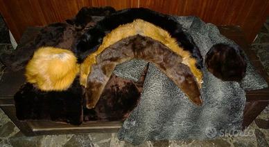 Pellicce astrakan/castorino+accessori visone/volpe