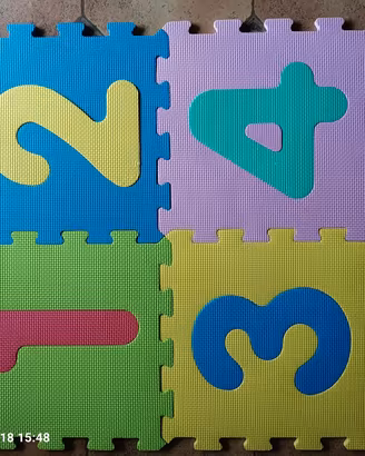 Tappeto puzzle componibile 29 pezzi 30x30