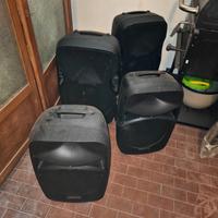 4 casse per karaoke o eventi