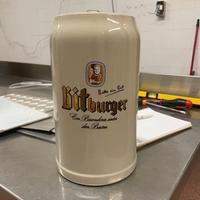 Bitburger boccale Birra In Coccio-ceramica  Lt.2
