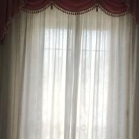 tenda arredo con mantovana e bastone 