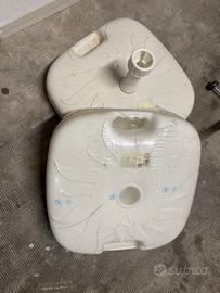 Coppia di basi per ombrellone