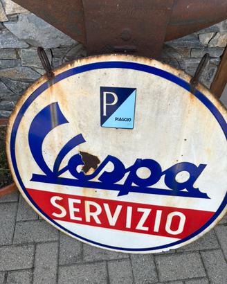 Insegna servizio vespa