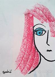 disegni astratti a pastelli olio