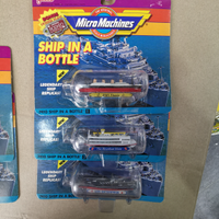 Micro machines ship in a bottle