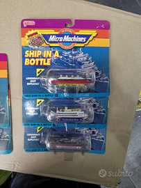 Micro machines ship in a bottle