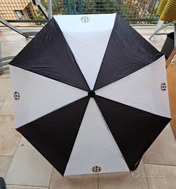 ombrello mini pioggia Juventus calcio bianco nero