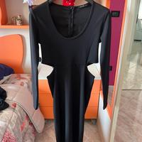 Vestito Calliope nero tg S