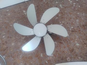 Ventola ventilatore con luce a soffitto